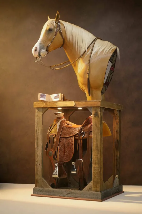 Horse by Kiernan Hull, State Taxidermist Achievement Award winner for California