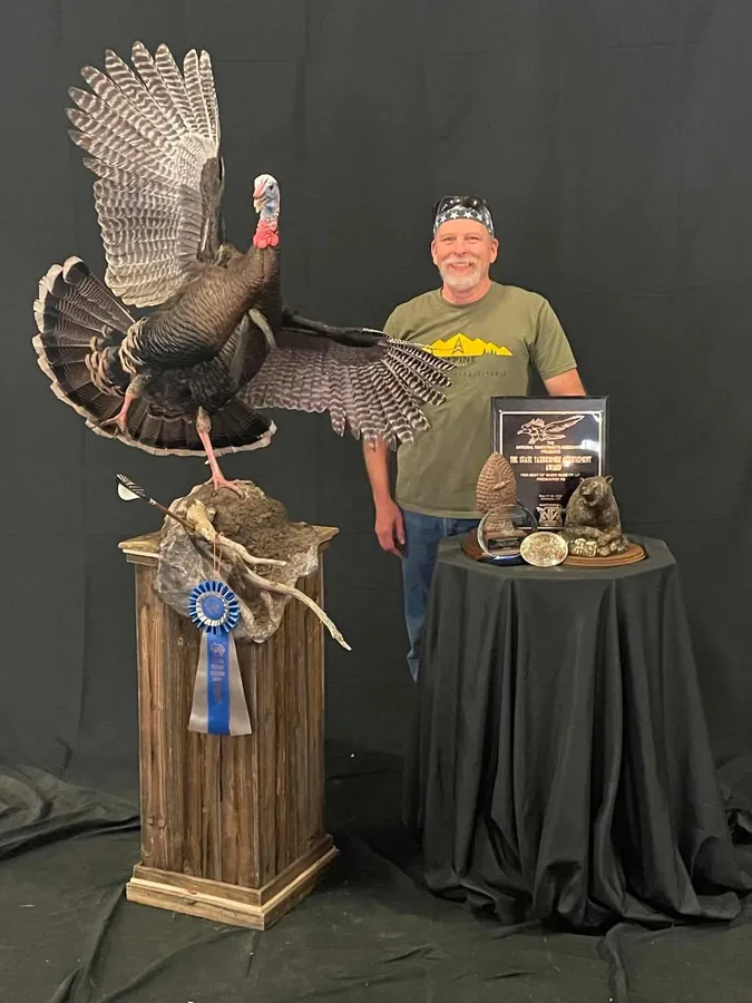 Turkey by Robert Schmac, State Taxidermist Achievement Award winner for Colorado