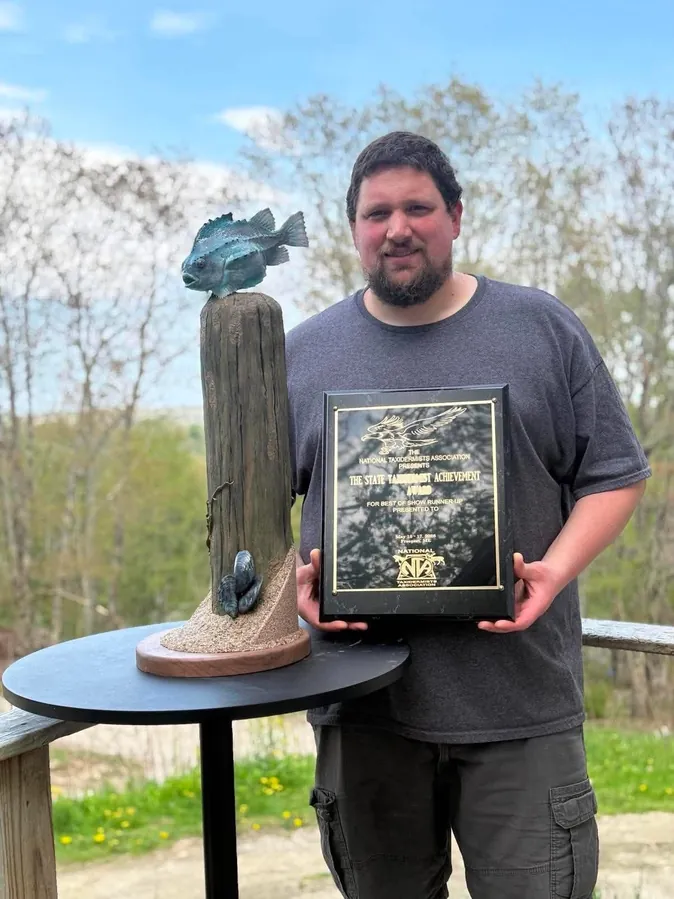 Lumpsucker by Jared Mitchell, State Taxidermist Achievement Award winner for Maine