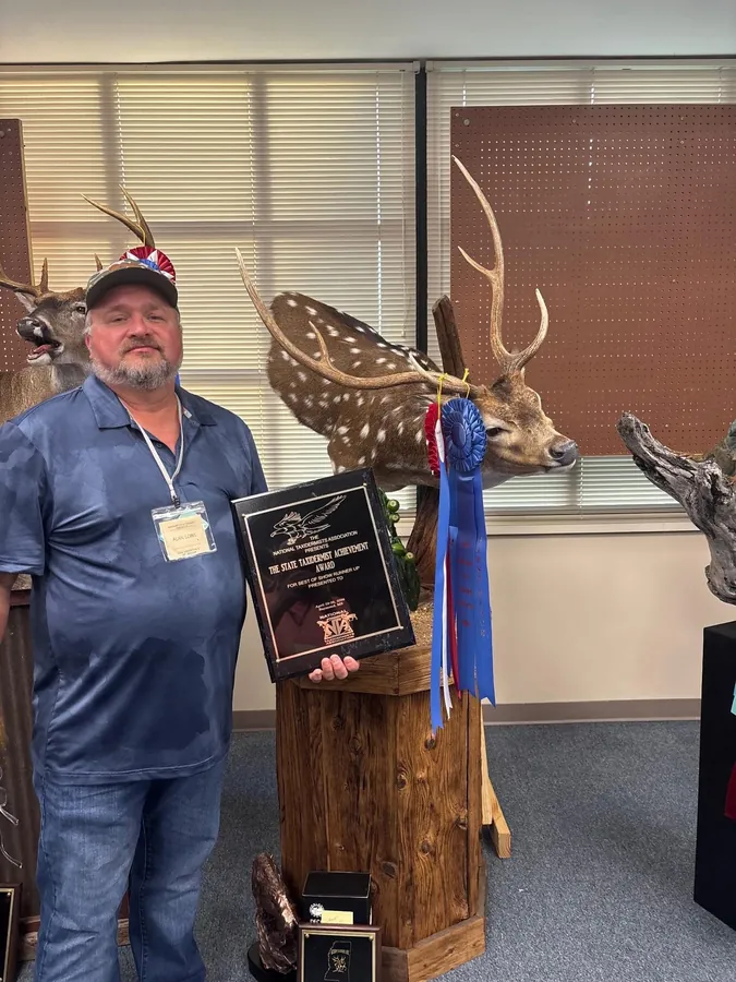 Axis Deer by Alan Goebel, State Taxidermist Achievement Award winner for Mississippi
