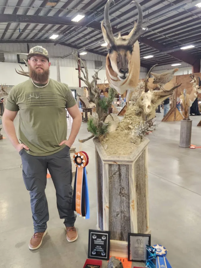 Antelope by Jack Purcell, State Taxidermist Achievement Award winner for Utah