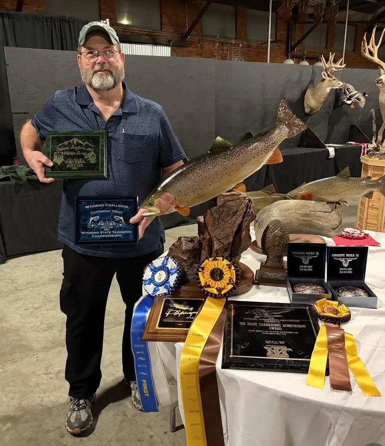 Rainbow Trout by Chuck Boehm, State Taxidermist Achievement Award winner for Wyoming